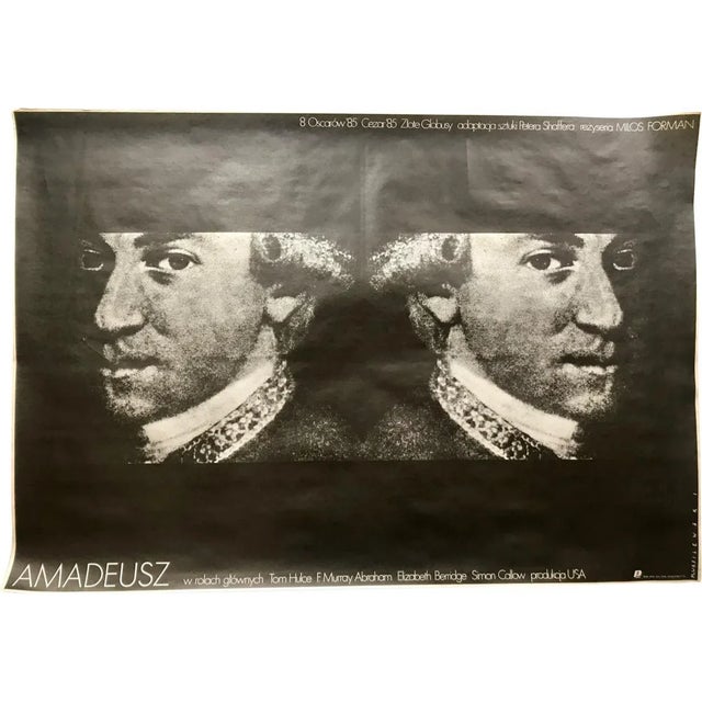 Film Poster Amadeusz by M. Wasilewski, 1986 For Sale - Image 3 of 3