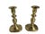 Antique Victorian Brass Beehive Candlestick Holders | a Pair For Sale - Image 11 of 11
