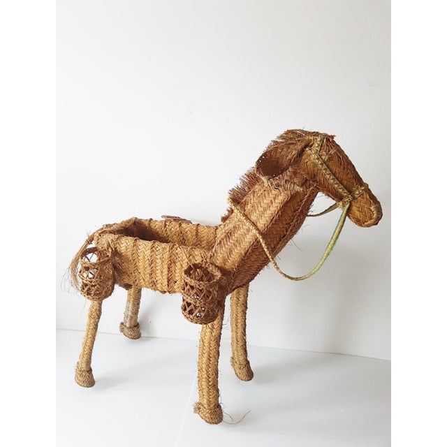 Donkey Plant Stand on Wheels, 1950s For Sale - Image 10 of 12