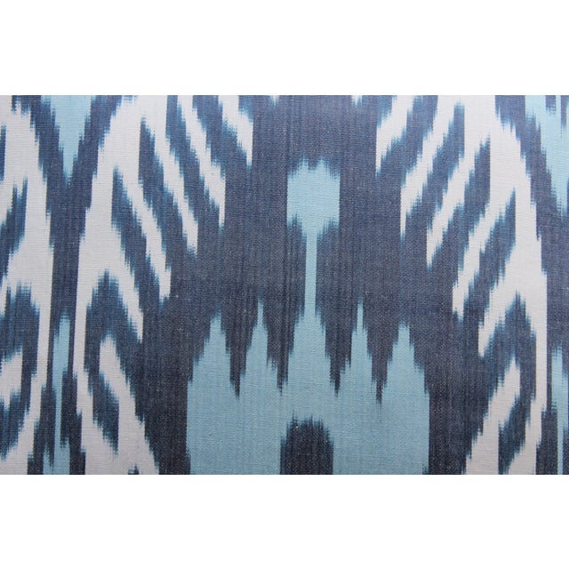 Contemporary Contemporary Silk Ikat Bohemian Throw Pillow For Sale - Image 3 of 10