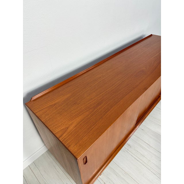 Wood Vintage Mid-Century Danish Teak OS29 Sideboard by Arne Vodder for Sibast, 1960s For Sale - Image 7 of 16