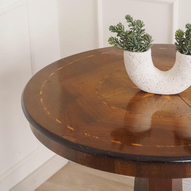 Napoleon III Coffee Table with Inlays, 1890 For Sale - Image 4 of 9