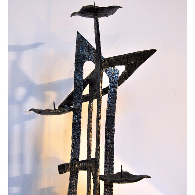 Mid-Century Modern Large Candleholder, 1950s For Sale - Image 3 of 6
