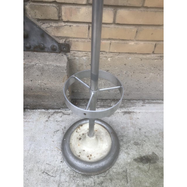 Metal Mid-Century Standing Coat Rack, 1950s For Sale - Image 7 of 8