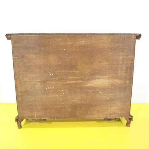 Wood Renaissance Wooden Bookcase with Lion Paw Feet and Three Shelves For Sale - Image 7 of 9