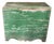 American Wooden Hinged Top Wood Box Use as a Storage Cabinet - Original Green Paint For Sale