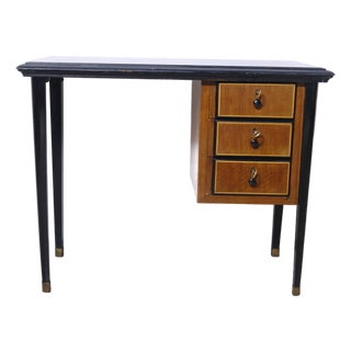 Mid-Century Modern Writing Desk with Drawers, Italy, 1950s For Sale