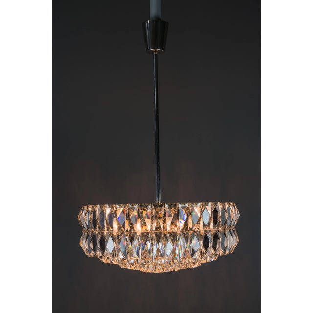1960s Crystal Pendant Lamp from Bakalowits & Söhne, 1960s For Sale - Image 5 of 12
