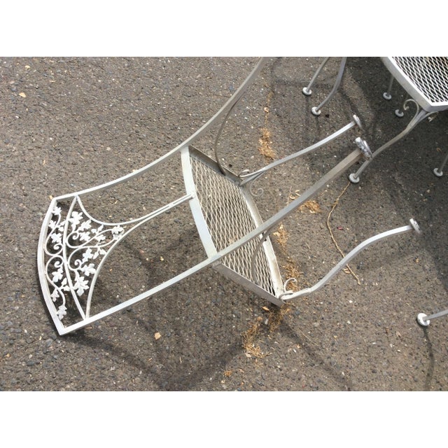 Vintage Woodard Patio Chairs Set of 6 Chairish