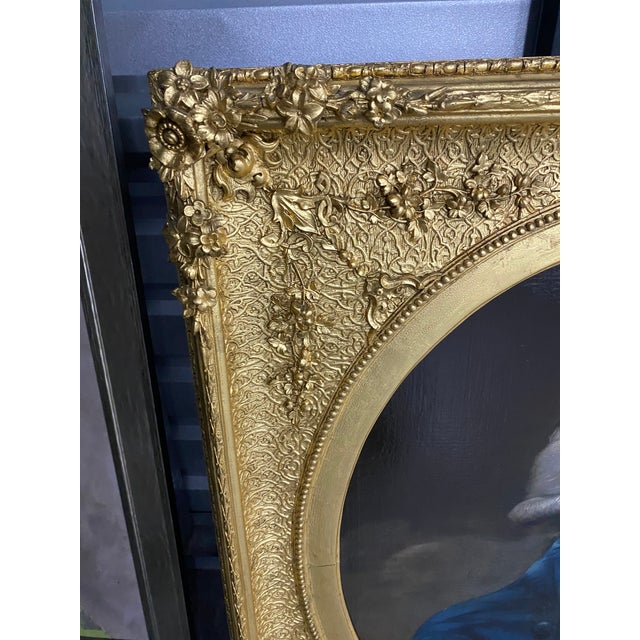 Outstanding portrait of an English Gentleman This portrait is in the move "The Patroit" Frame is just divine Original...