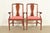 Baker Furniture Style Federal Inlaid Mahogany Armchairs, Pair For Sale - Image 14 of 14