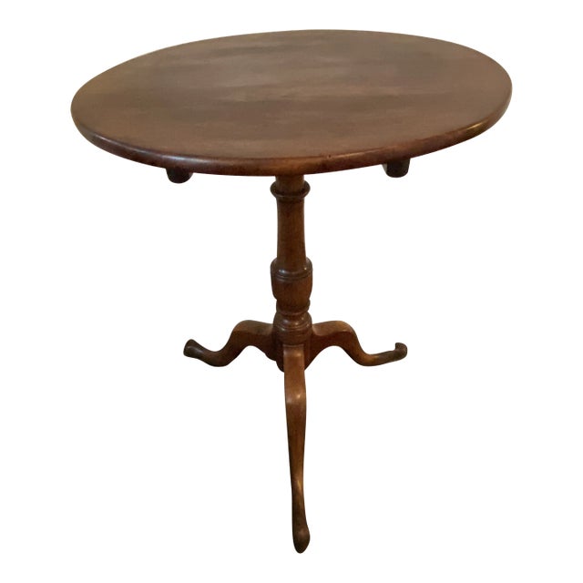 Tilt Top Circular Table - George Iii, Late 18th Century For Sale
