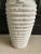 1980s Vintage Extra Large Plaster Fluted Table Lamp With Four Loop Handles For Sale - Image 5 of 12