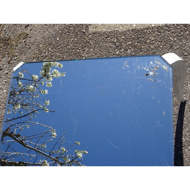 Wooden Coffee Table and Mirror, 1950s For Sale - Image 4 of 18