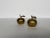 American Mid 20th Century Solid Brass Apple Bells - a Pair For Sale - Image 3 of 9