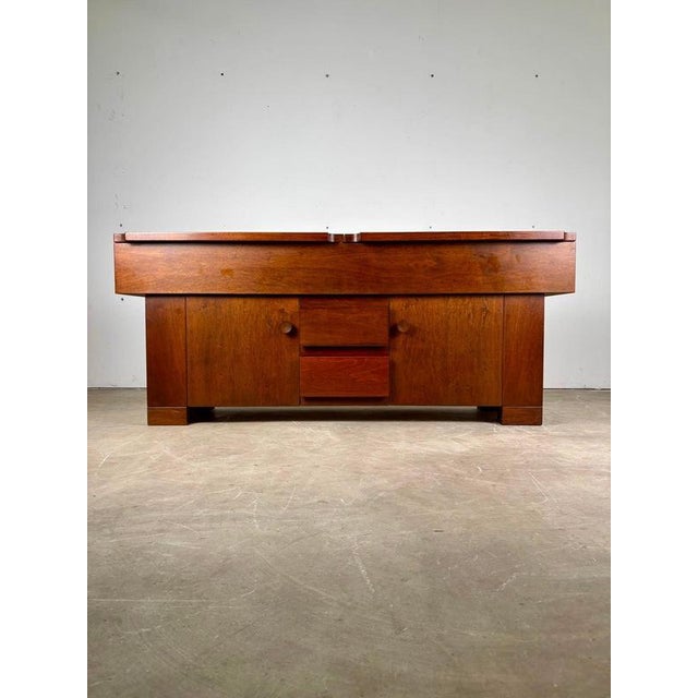 Bernini Torbecchia Sideboard attributed to Giovanni Michelucci for Bernini, Italy, 1960s For Sale - Image 4 of 10