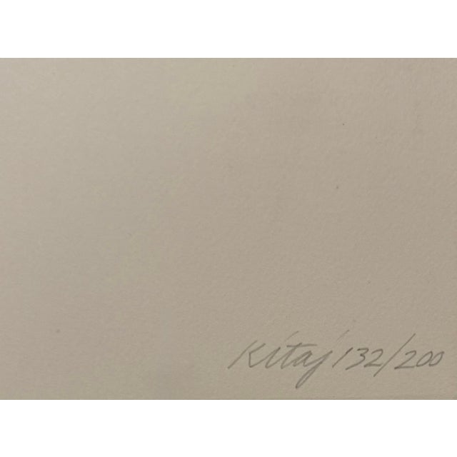 Pop Art Ronald Brooks Kitaj, British Pop Art Artist RB Kitaj Day Book Mourlot Lithograph Jim Dine Signed, 1972 For Sale - Image 3 of 4