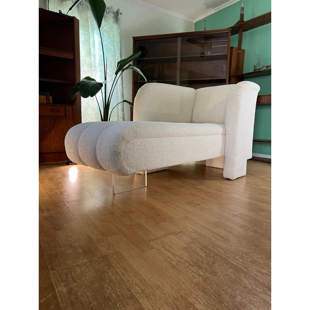 Late 20th Century Vladimir Kagan Style Lucite Chair For Sale - Image 11 of 12