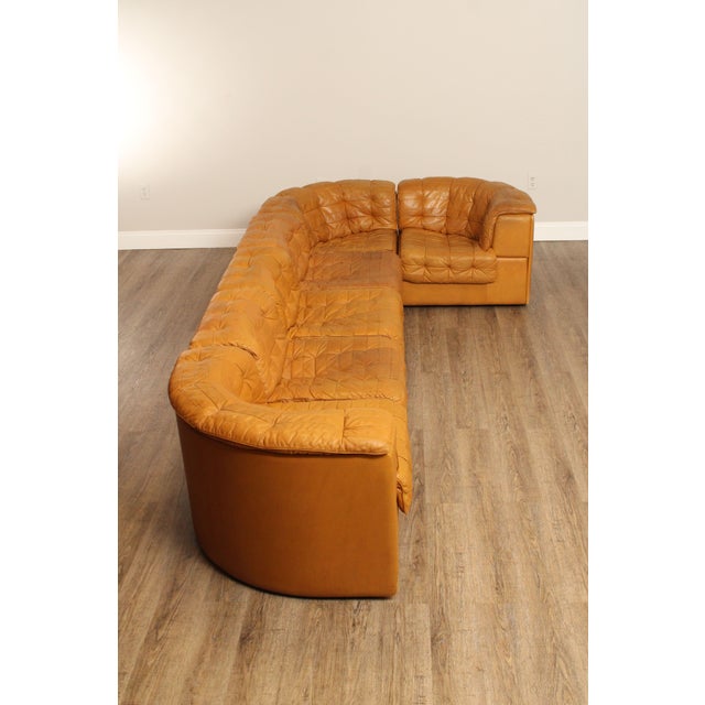 DeSede Six-Piece Patchwork Leather Sectional Sofa For Sale - Image 9 of 12