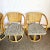 Boho Chic Rattan Wicker Swivel Arm Dining Chairs - Set of 4 For Sale In Miami - Image 6 of 9