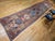 Textile Vintage Persian Heriz Serapi Runner, Hand-Knotted Wool, Geometric Pattern, Terracotta & Navy, 3x16 For Sale - Image 7 of 15