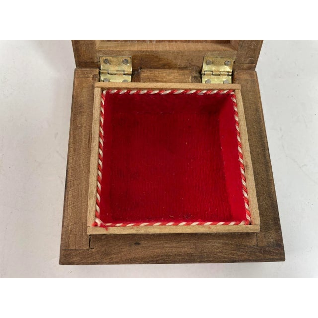 Vintage Middle Eastern Moorish Inlaid Marquetry Mosaic Box For Sale - Image 11 of 12