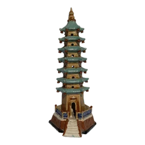 Mid 20th Century Chinese Ceramic Pagoda