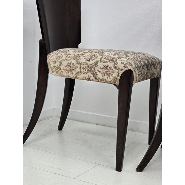 H-214 Dining Chairs attributed to Jindřich Halabala for Úp Závody, Former Czechoslovakia, 1950s, Set of 4 For Sale - Image 12 of 18