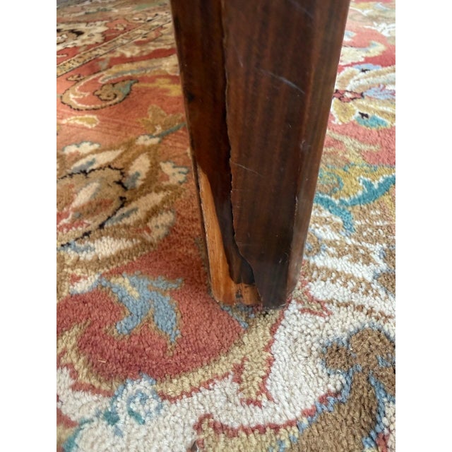 Art Deco Triptych Screen in Walnut Veneer, 1930s For Sale - Image 3 of 7