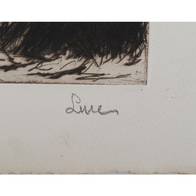 Maximilian LUCE Swimmers, fishermen and walkers Around 1895 Original drypoint etching Signed in pencil On laid paper 25.3...