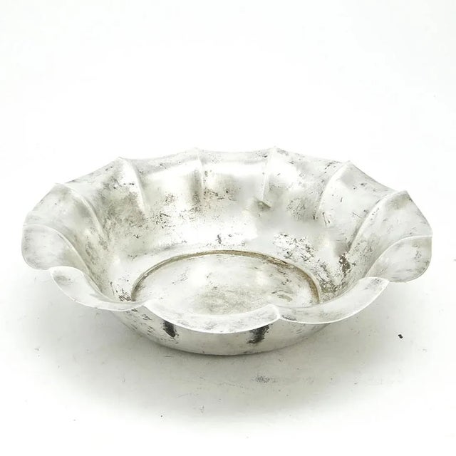 Metal Art Deco German Bowl by Wellner, 1930s For Sale - Image 7 of 7