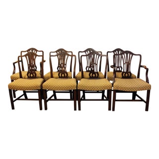 Late 19th Century Georgian Dining Chairs- Set of 8 For Sale