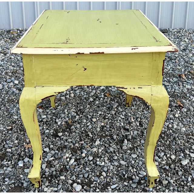 Wood Shabby Chic French Farmhouse Accent Table For Sale - Image 7 of 8
