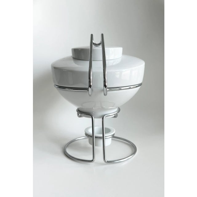 Postmodern 1990s Vintage Mikaela Dorfel Mono Germany Gemiini Porcelain Tea Pot Set- 5 Pieces For Sale - Image 3 of 8