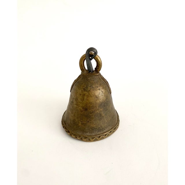 Vintage Nigerian Brass Cow Bell Chairish