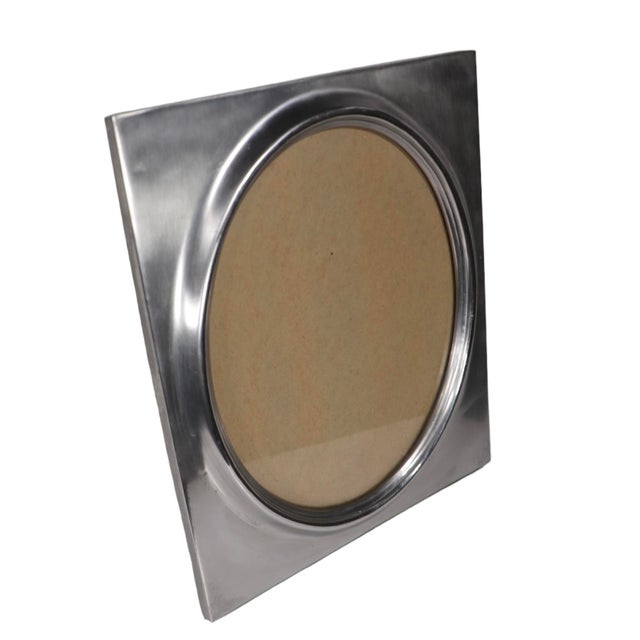 Metal Vintage Modernist Easel Picture Frame C 1950/60's For Sale - Image 7 of 10