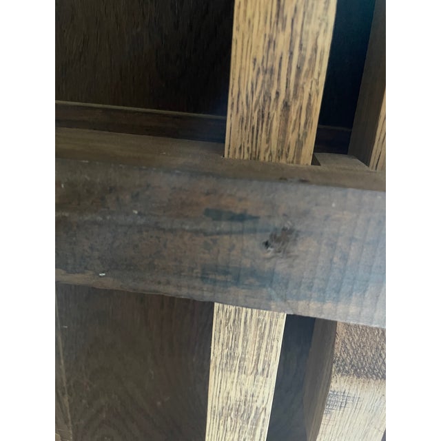 Brown Vintage A. Brandt Ranch Oak Dining Table With Slide Out Leaf Extensions For Sale - Image 8 of 9