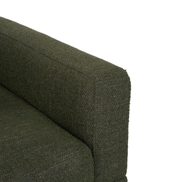 Modern Green Fabric Three-Seater Sofa from BoConcept For Sale - Image 3 of 16