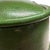 Textile Mid Century Green Faux Leather Footstool For Sale - Image 7 of 8