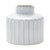 Add timeless elegance to your home with this Set of Ribbed Porcelain Vases. Featuring a washed white finish and textured...