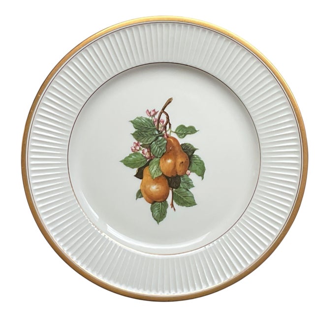 1970s 1970s Thornberry’s u.s.a. Fruit Plates Porcelain Set of 4 - 7 3/4” For Sale - Image 5 of 13