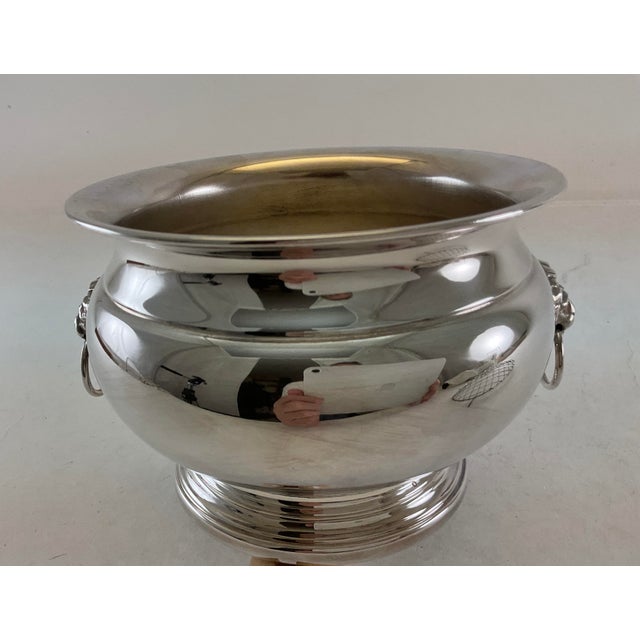 Metal Silver Rose Bowl With Net, Regent For Sale - Image 7 of 8
