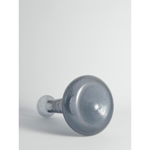 Scandinavian Modern Blue Glass Vase by Erik Höglund for Boda, Sweden, 1960s For Sale - Image 11 of 14