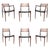 Danish Model 78 and 62 Dining Chairs attributed to Niels Moller for J.L. Møllers, 1960s, Set of 6 For Sale - Image 17 of 17