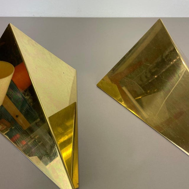 Brass Wall Light Sconces from Bankamp Leuchten, Germany, 1980, Set of 2 For Sale - Image 13 of 16