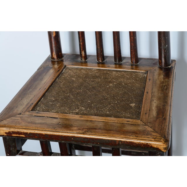 Chinese Elmwood Chairs Late Qing Dynasty , C. 1880–1900, a-Pair For Sale - Image 4 of 15