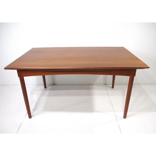 Teak Expandable Dining Table in the Style of Niels Moller Denmark For Sale - Image 13 of 14