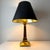 Late 20th Century Chapman Style Brass Two Socket Lamp For Sale - Image 4 of 12