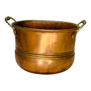 Turkish Decorative Copper Cachepot