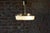 Mid-Century Chandelier in Glass and Brass attributed to Kamenický Šenov, Czech, 1960s For Sale - Image 9 of 10